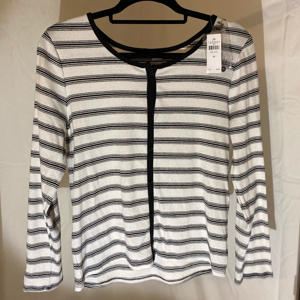 ✨💕JUSTICE💕✨ Striped Long Sleeve